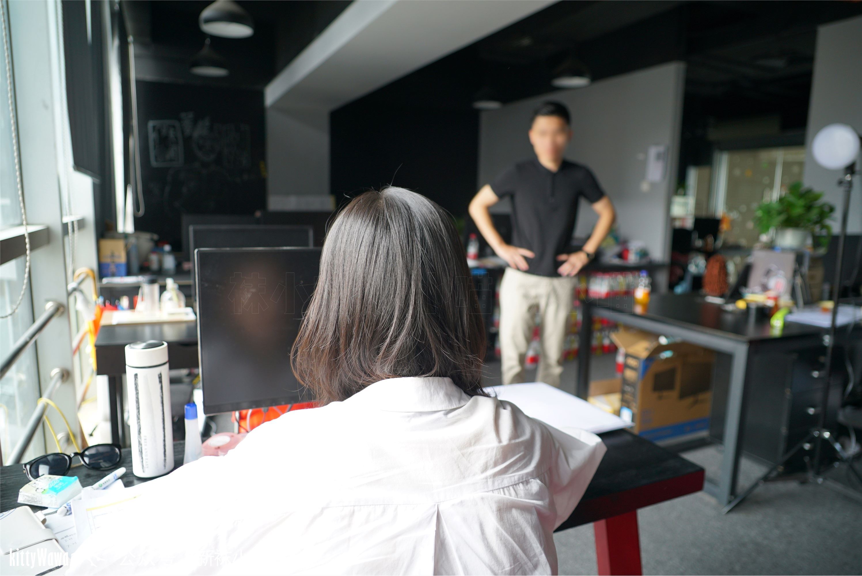 kittyWawa袜小喵故事集  KTS014 加班